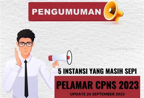 Update Cpns Instansi Yang Masih Sepi Pelamar Ada Yang Masih