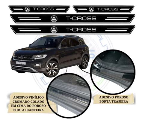 Jogo Soleira Premium Preto T Cross Highline 2020 Original