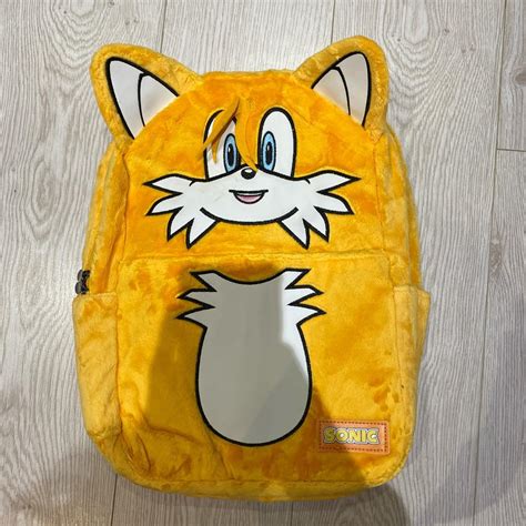 Tails The Hedgehog Plush Backpack Brand New Tags:... - Depop