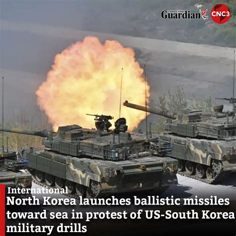 Cnc3tv On Twitter North Korea Launched Two Short Range Ballistic