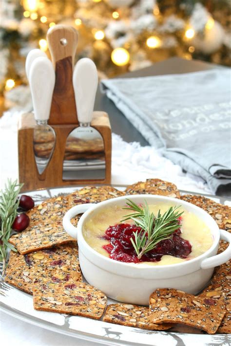 Cranberry Baked Brie Holiday Appetizer Clean And Scentsible