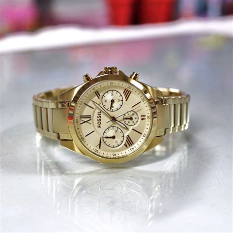 Jual Jam Tangan Wanita Fossil Bq Gold Original Garansi Resmi Th