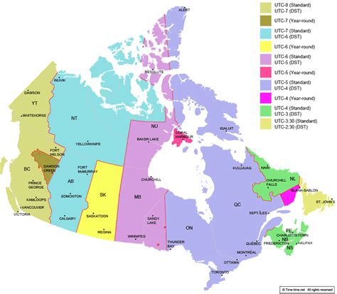 Canada's time zones aren't as cut and dry as I thought they'd be : canada