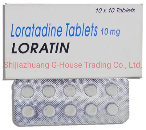 Loratadine Tablets 10mg Finished Medicine Pharmaceutical Drugs