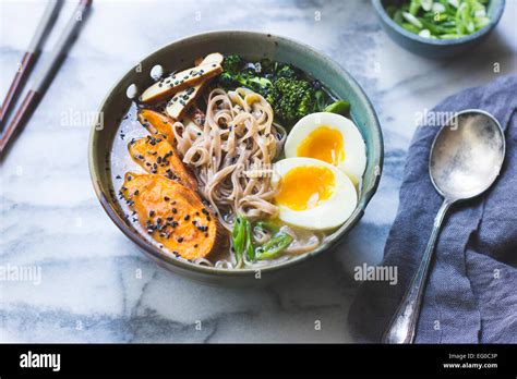 Ramen noodles soup Stock Photo - Alamy