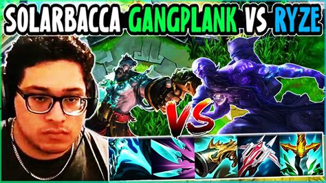 Solarbacca Gangplank Vs Ryze Top Euw Grandmaster Patch 14 7 Youtube