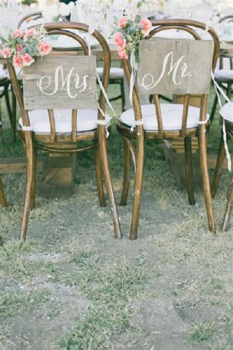 30 Signage Wedding Chair Decor Ideas We Love Deer Pearl Flowers