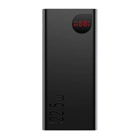 Baseus Adaman Metal Digital Display Power Bank 40000mAh Black