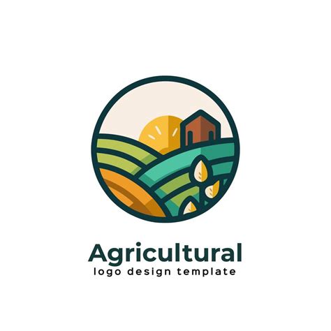 Agriculture Logo Template Design Farm Logo Concept Vector