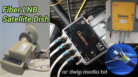 Fiber Optical LNB Satellite Dish Multimedia Switch RF System ডসর