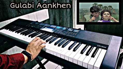 Gulabi Aankhe Jo Teri Dekhi Piano Cover Gulabi Aankhen Instrumental Old Songs Mohameed