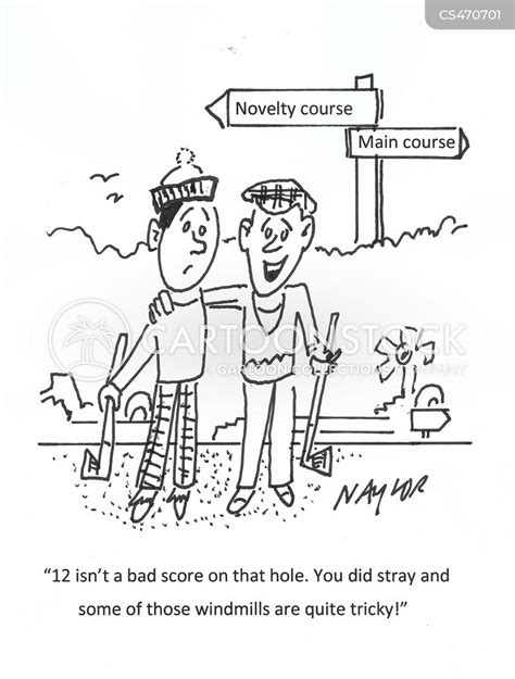 Crazy Golf Cartoons and Comics - funny pictures from CartoonStock