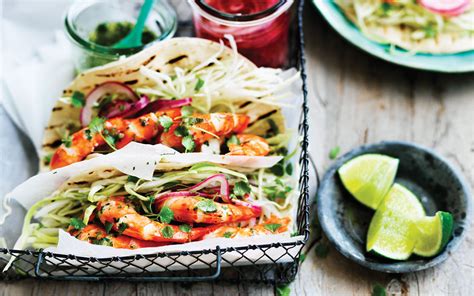 Australian Prawn Tacos With Pickled Jalape O Salsa Australian Prawns