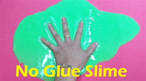 No Glue Slime Diy Slime Without Glue How To Make Slime Without Glue Borax Detergent