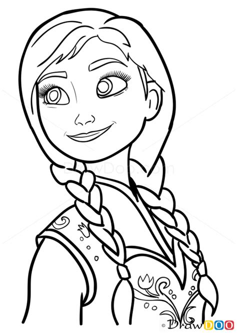 How To Draw Beautiful Anna Frozen Desenho De Abelha Retratos Em