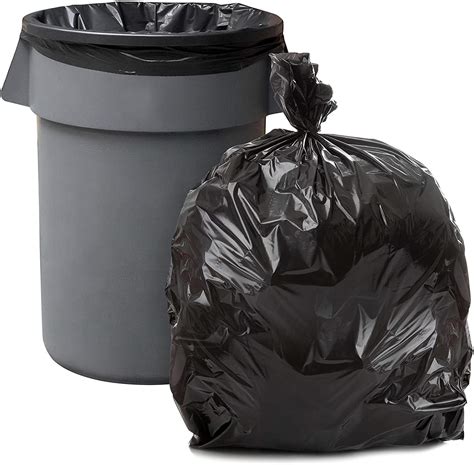 Plasticplace Gallon Trash Bags Mil Black Heavy Duty