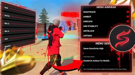 SCARLET 1 6 7 15 HEADTRACKING FREE FIRE Android IOS ATUALIZADO