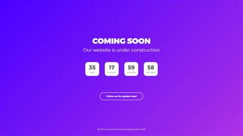 Coming Soon V A Coming Soon Landing Template Best Free Html Css