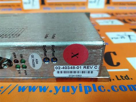 ASM 02 40348 01 REV C APS30 AC SERVO DRIVER UNIT PLC DCS SERVO