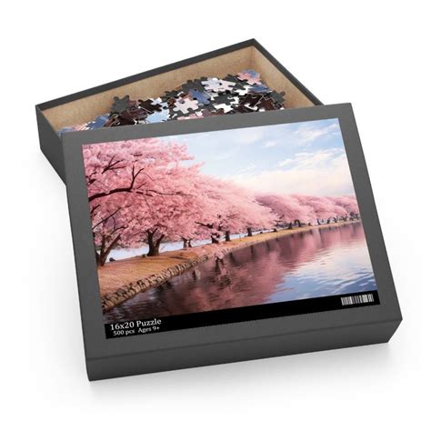 Cherry Blossoms Jigsaw Puzzle Table Puzzle Puzzle Board