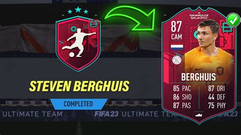 87 Path To Glory Steven Berghuis Sbc Completed Cheapest Solution