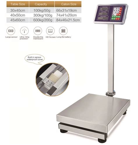 Tcs Electronic Price Platform Scale Manual Waterproof Digital Platform