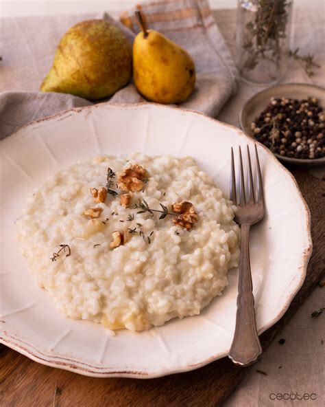 Risotto De Pera Con Gorgonzola Recetas Cecotec Mambo Cecofry