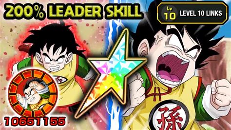 Leader Skill Str F P Lr Kid Gohan Level Links Dragon