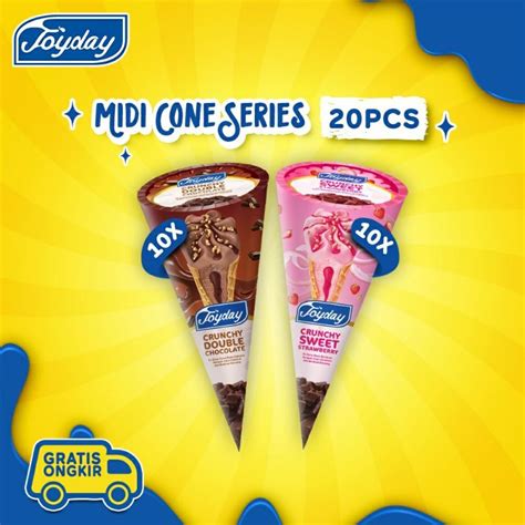 Jual Joyday Ice Cream Midi Cone Series Es Krim Joy Day Shopee Indonesia