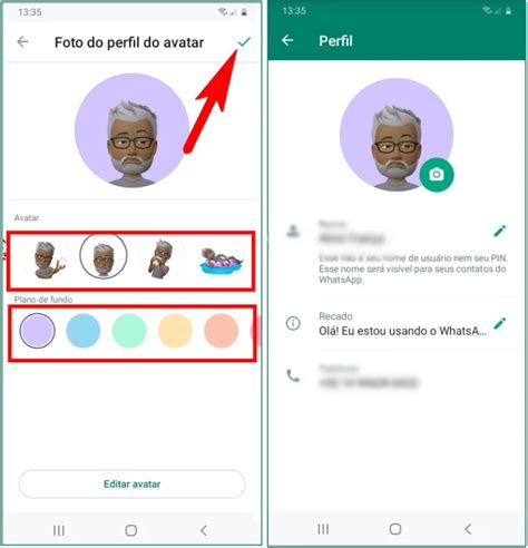 Como Criar E Usar Avatar Como Foto De Perfil No Whatsapp Cia