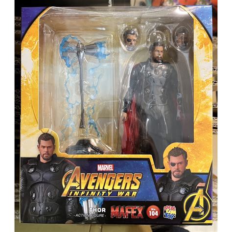 塔比樂玩具 現貨 Mafex No104 雷神 索爾 Marvel 復仇者聯盟3 無限之戰 Thor 蝦皮購物