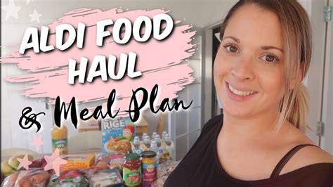 Aldi Grocery Haul Meal Plan YouTube