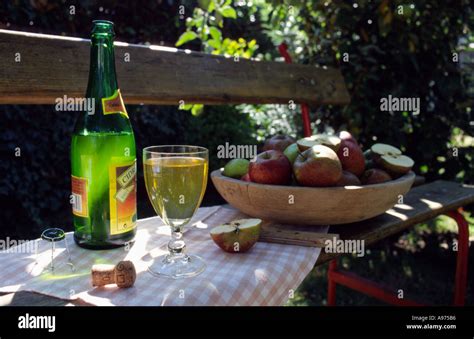 French cider Stock Photo - Alamy