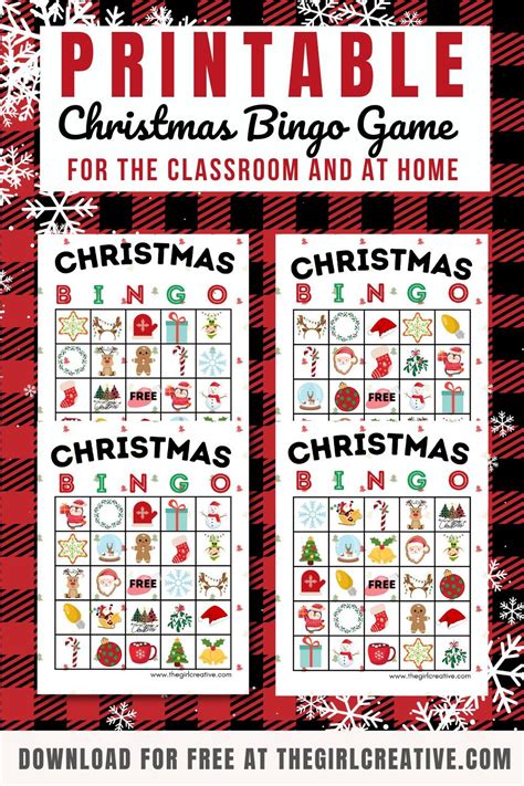 30 Festive Free Printable Christmas Bingo Cards Artofit