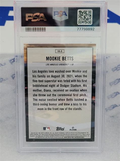 Topps Series Home Field Advantage Ha Mookie Betts For Sale