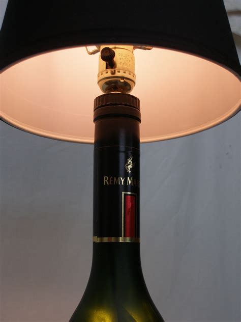 Giant Remy Martin V S O P 3 Liter Bottle Table Lamp W Black Cloth