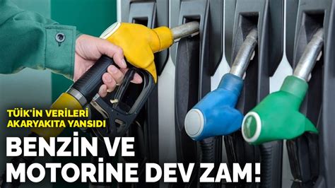 TÜİK in verileri akaryakıta yansıdı Benzin motorin ve LPG ye dev zam