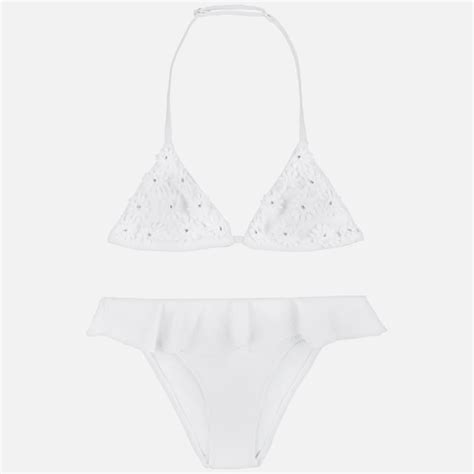 Bikini częściowe kwiaty dla dziewczynki Madmuazelle