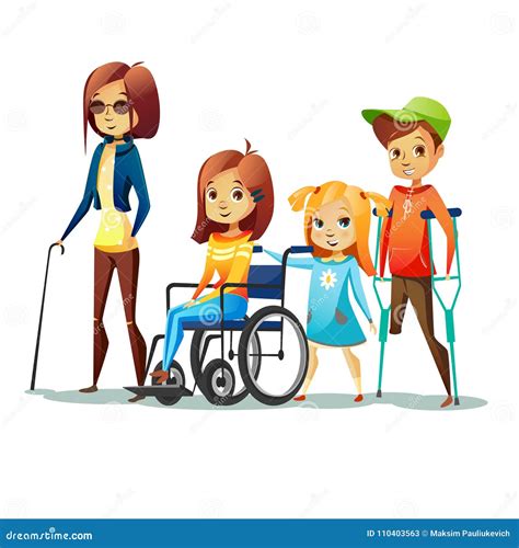 Concept Of Rehabilitation Of Disabled Children Stock Photography