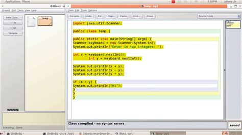 Indenting Java Code In Bluej Using Auto Layout Youtube