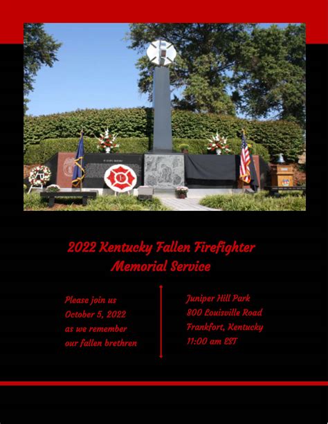 2022 Kentucky Fallen Firefighter Memorial