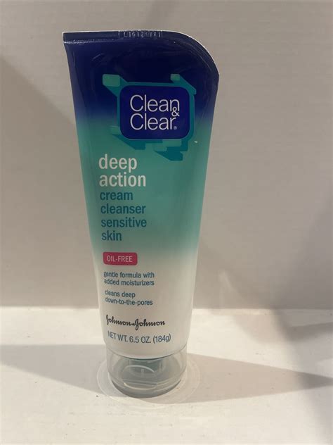 Clean Clear Deep Action Cream Cleanser Oil Free Oz Ebay