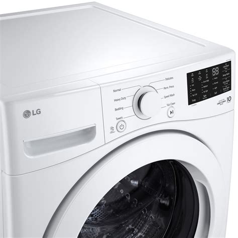 Lg 27 In 50 Cu Ft Stackable Front Load Washer With 6 Motion