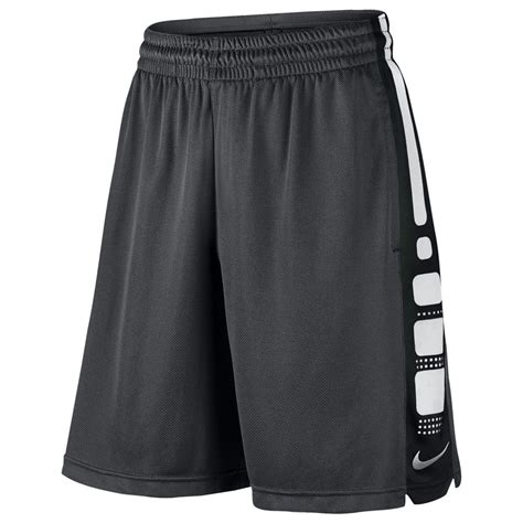 Nike Nike Elite Stripe 9 Mens Graywhite Basketball Shorts Size Xl