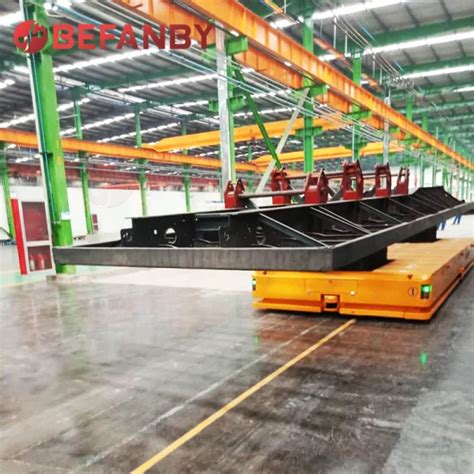 Ton Steel Factory Use Electric Trackless Transfer Agv Cart