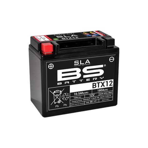 Batterie BS BTX12 SLA Moto And Co