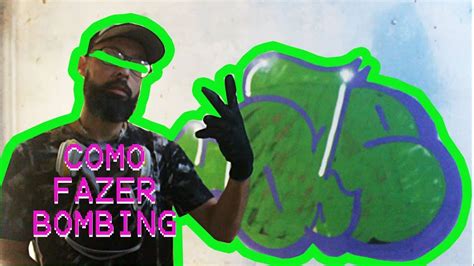 TUTORIAL DE GRAFFITI - Como fazer um graffiti bombing na parede - YouTube