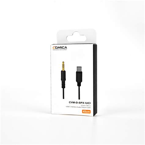 Dây COMICA CVM D SPX UC 3 5mm TRS to USB TYPE C Audio Output Cable