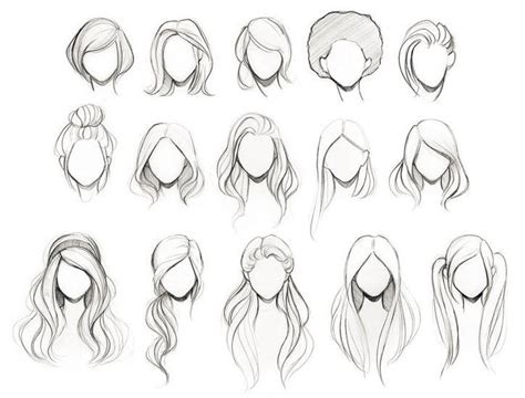 Cabelo Para Desenhar Fácil - Como Desenhar Cabelo Facil