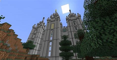 Salt Lake City Temple Minecraft Map